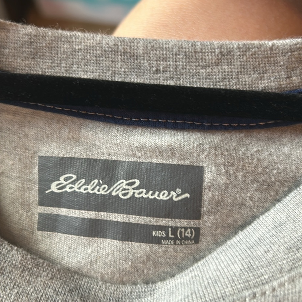 NWOT Bundle of 3 Eddie Bauer Kids Long Sleeve Tops Size Large - Picture 5 of 5